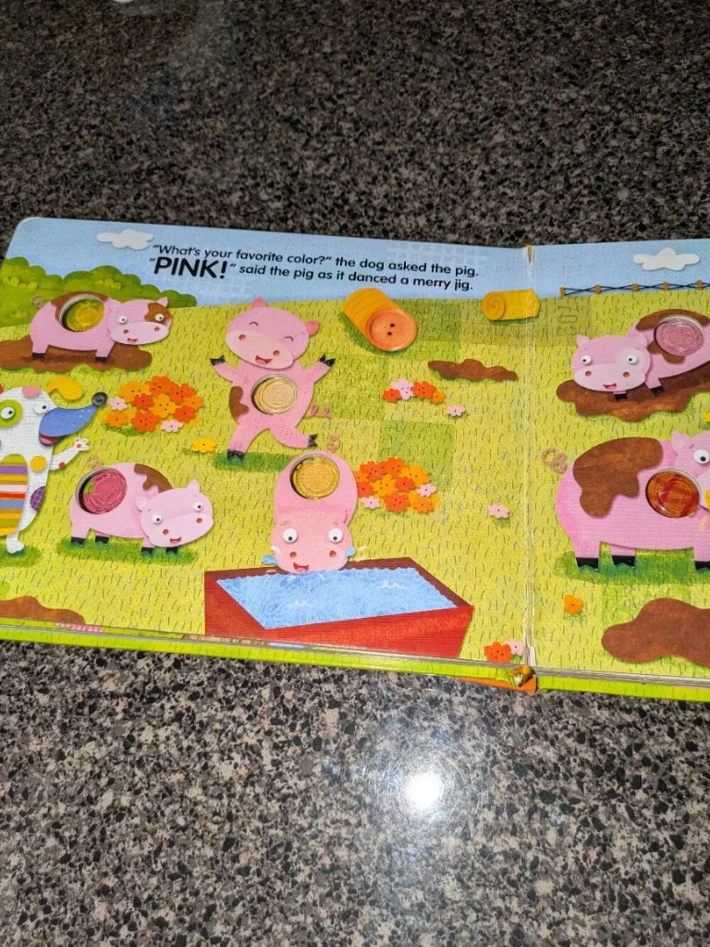 Two Preschool Colors Books Usborne & Poke-A-Dot